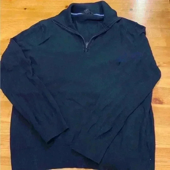 Banana Republic Other - Banana Republic 1/4 Zip Sweater 85% Pima Cotton 15% Cashmere Size L men navy